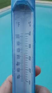 Solar heating temperature 24 degrees Celcius